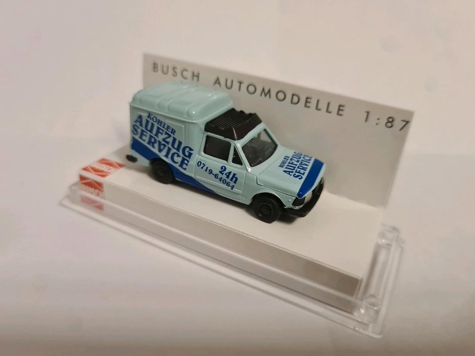 1:87 Busch 40102 Fiat Fiorino Aufzugservice OVP in Sibbesse 