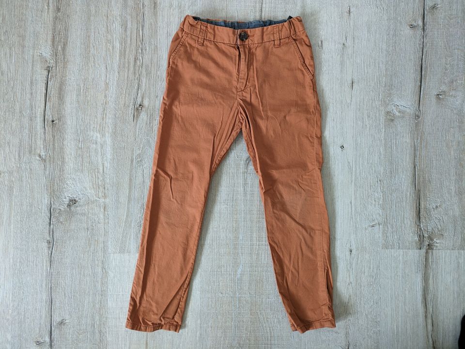 Hose Chino Baumwolle H&M Junge Gr. 116 - braun Bund verstellbar in Rostock