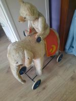 Original steiff elefant auf rädern mit altem teddy! Nordrhein-Westfalen - Lünen Vorschau