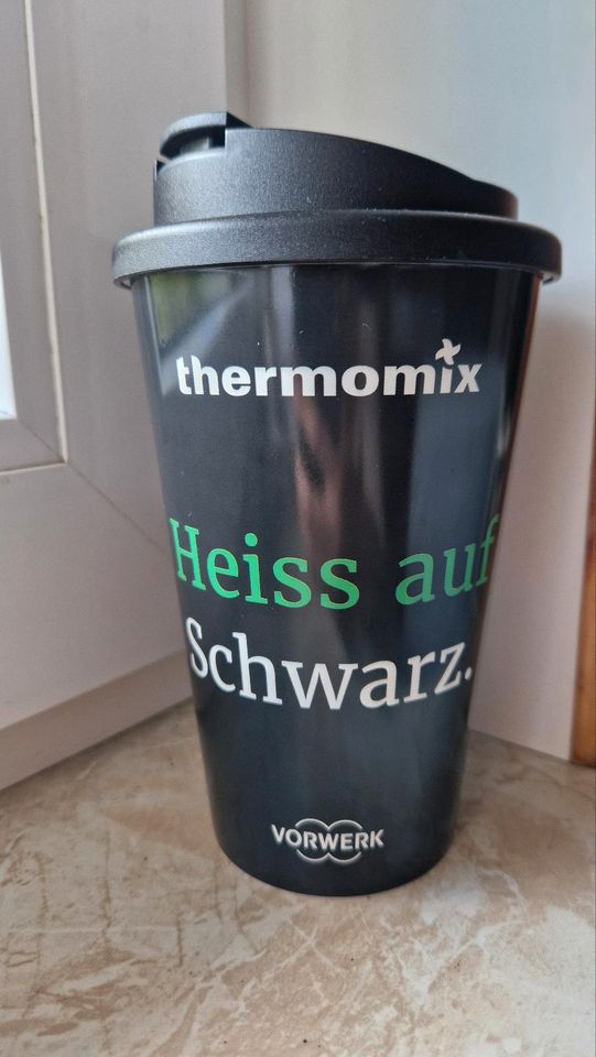 Thermomix TM6 Diamantschwarz +Buch +Thermobecher in Badersleben
