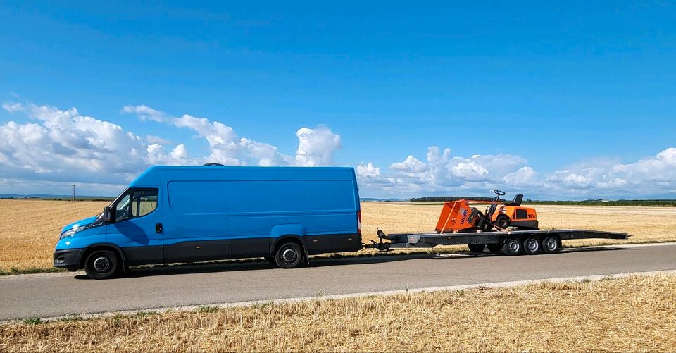 MIETEN Autotrailer XXL 8,10 m x 2,20 m AUCH MIT SPRINTER / TRANSPORTER / IVECO DAILY in Fremdingen