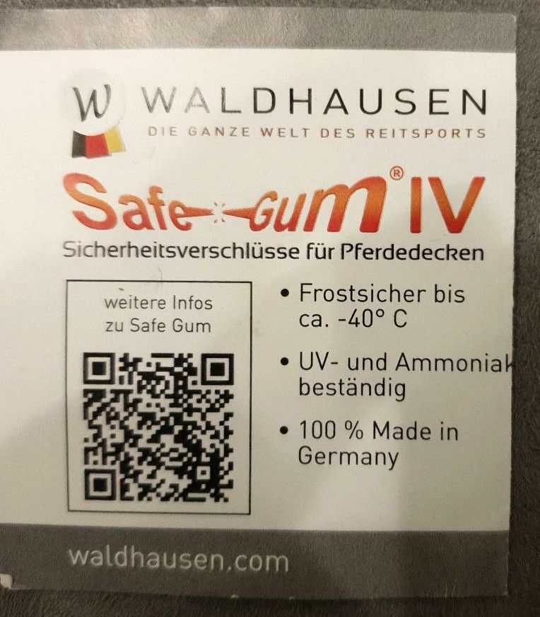 Safegums Safe Gum Waldhausen Pferdedecke Regendecke Outdoordecke in Weissach im Tal