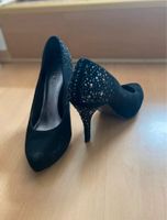 Pumps, High Heels, schwarz, Glitzersteinchen, 39 Bayern - Schwarzenfeld Vorschau