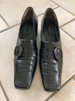 Echt Leder Loafer Paul Green Gr 41 schwarz Nordrhein-Westfalen - Schlangen Vorschau