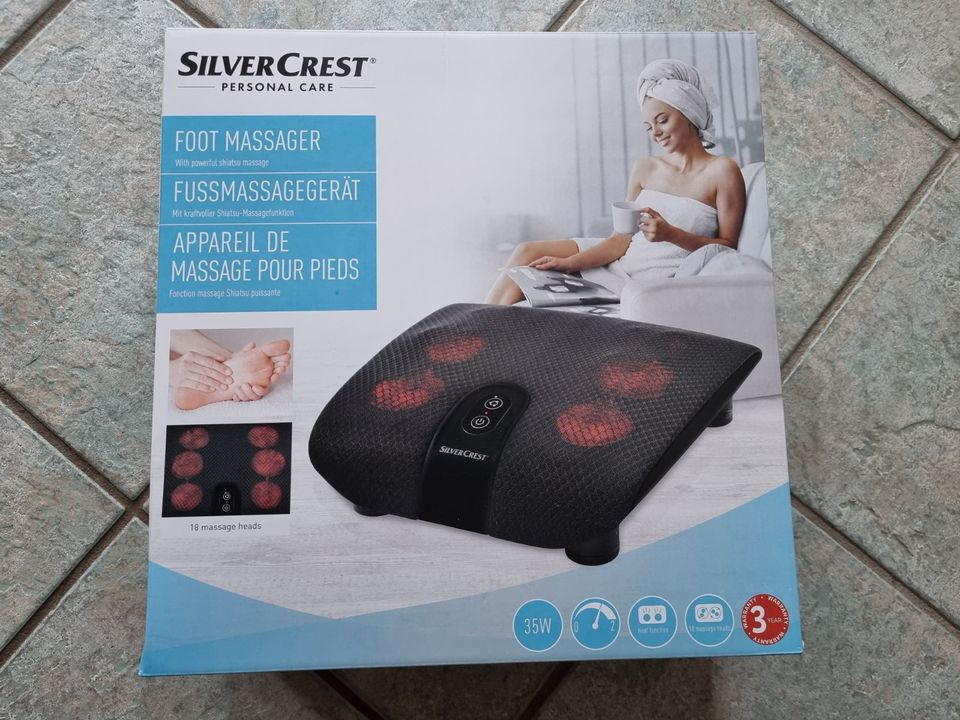 Fußmassagegerät - SILVERCREST Shiatsu in eBay - jetzt Beverungen Kleinanzeigen | Kleinanzeigen ist Nordrhein-Westfalen