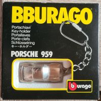 Porsche 959, 1:87, Schlüsselanhänger, Burago Metall, in OVP Nordrhein-Westfalen - Rheda-Wiedenbrück Vorschau