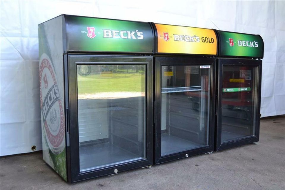 MIETE - Becks Kühlschrank neues Modell in schwarz LED in Bülstedt