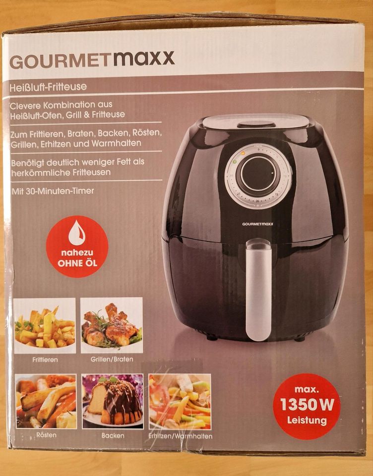 Gourmetmaxx Heißluft Fritteuse Airfryer in München