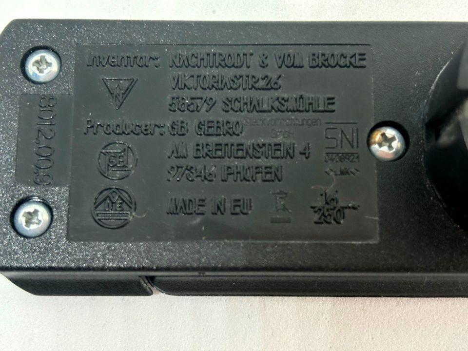 SMART PLUG schwarz von Bachmann 16A/250V Stck. 7€ in Eschweiler