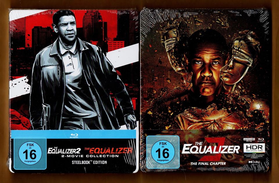 The Equalizer 1-3 Steeobok Teil 3 in 4K + 2D Blu-ray NEU & OVP in Recklinghausen