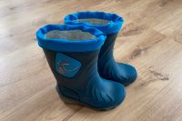 Gummistiefel blau Dino Gr. 24-25 mit Innenfutter u. Blinklichtern Nordrhein-Westfalen - Paderborn Vorschau