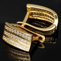 Funkelnde Zirkonia Ohrklemme Ohrringe Ohrschmuck 585 14K ECHT Gold NEU Schmuck Massiv Goldschmuck Viele weitere Angebote mit Finanzierung Ratenzahlung im Shop sensburg-aurum Berlin - Neukölln Vorschau