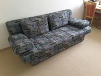 Kleines Schlafsofa blau 140x200 cm Liegefläche mit Bettkasten Niedersachsen - Wolfsburg Vorschau