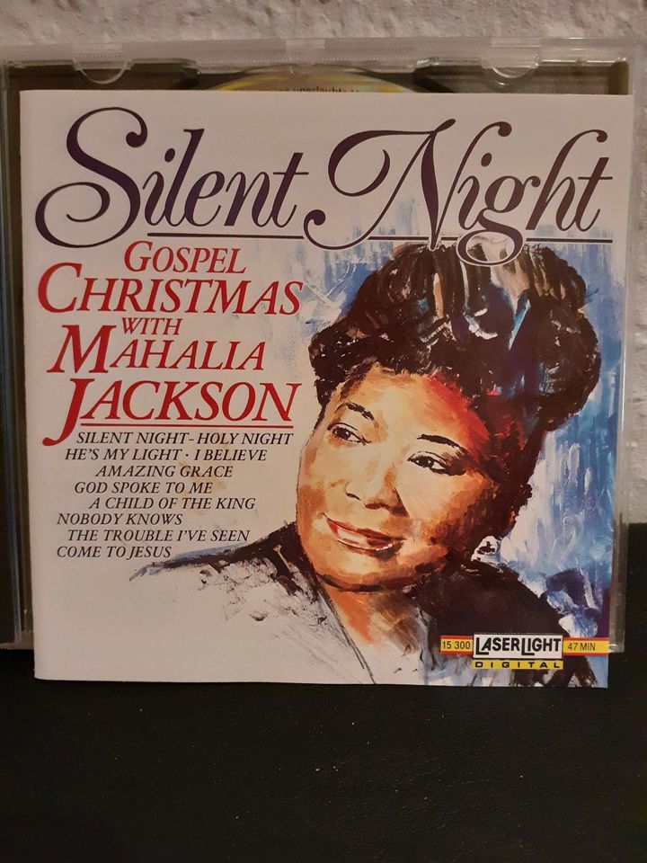 Silent Night Mahalia Jackson Gospel Christmas CD neuwertig in Bad Soden am Taunus