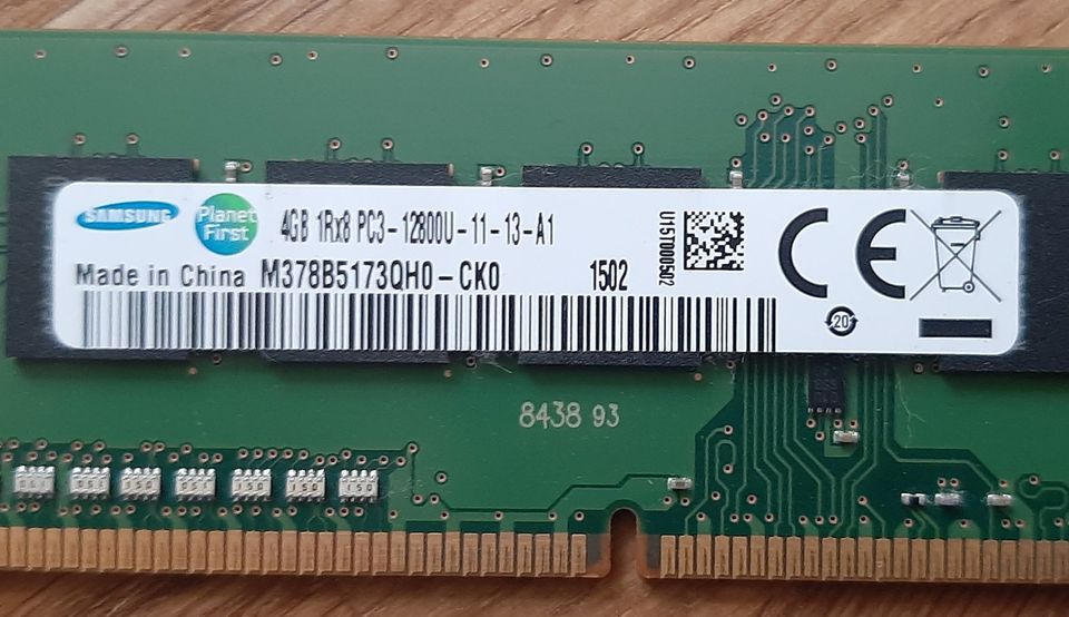 4 GB Speicher RAM-Module PC DDR3-12800U (1600 MHz) in Berlin