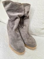 SOMMER STIEFEL VELOURS LEDER LEICHT WEICH GR 41 Hamburg-Nord - Hamburg Hohenfelde Vorschau