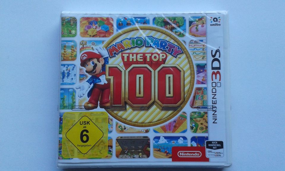 Mario Party The Top 100 Spiel für Nintendo 3DS NEU + verschweißt in Goldelund