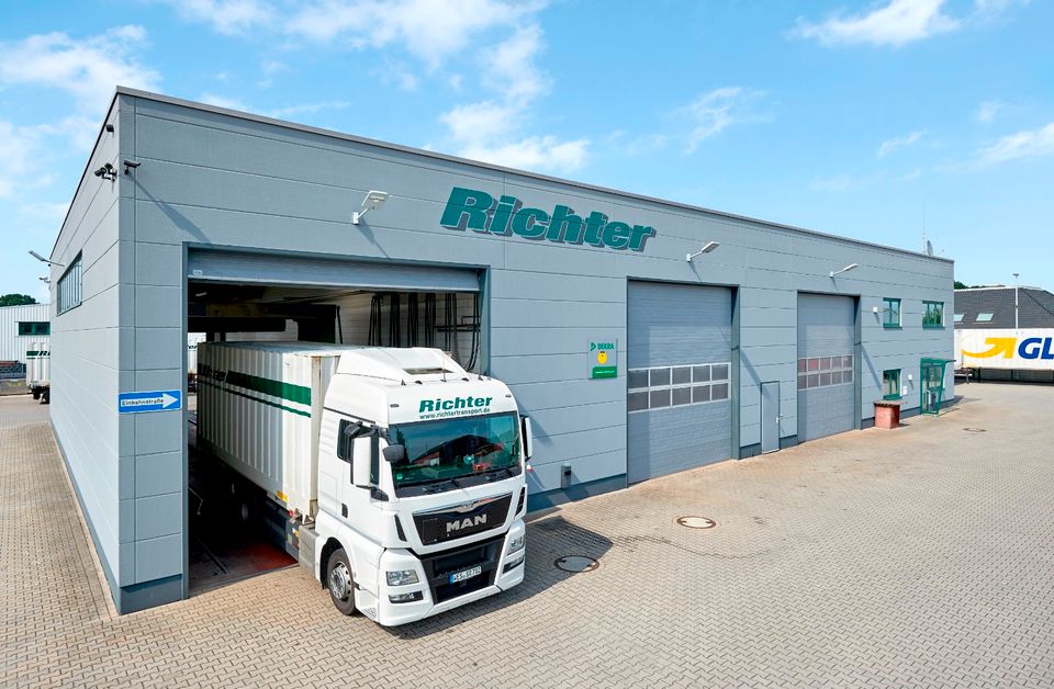 Westerkappeln LKW Kraftfahrer Mittelschicht Drehschemel LKW BDF in Westerkappeln