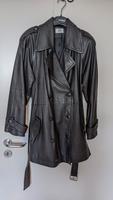 Lederjacke-Trenchcoat Damen, Gr. 38, schwarz, Alba Moda Nordrhein-Westfalen - Leichlingen Vorschau