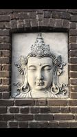 2D-Buddha 80x75cm 58kg Tempelwächter Wandrelief Buddhakopf Relief Nordrhein-Westfalen - Oberhausen Vorschau