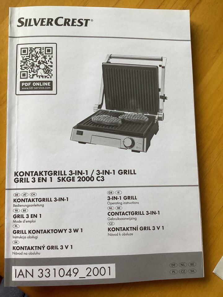 Kontaktgrill ( Silvercrest) in Herne