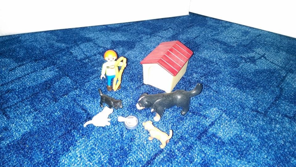 Playmobil Berner Sennenhund mit Welpen 4498 in Wuppertal