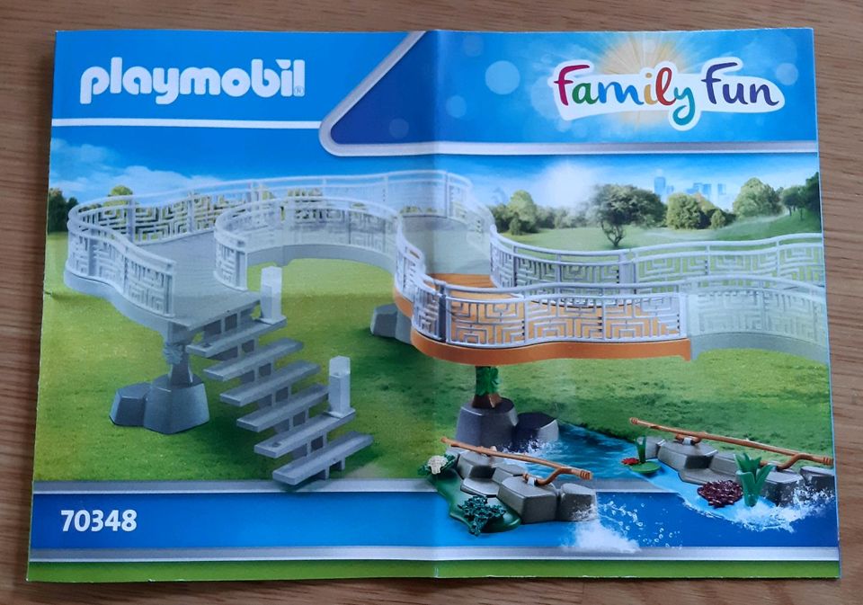 PLAYMOBIL FAMILY FUN 70348 ZOO VIEWING PLATFORM