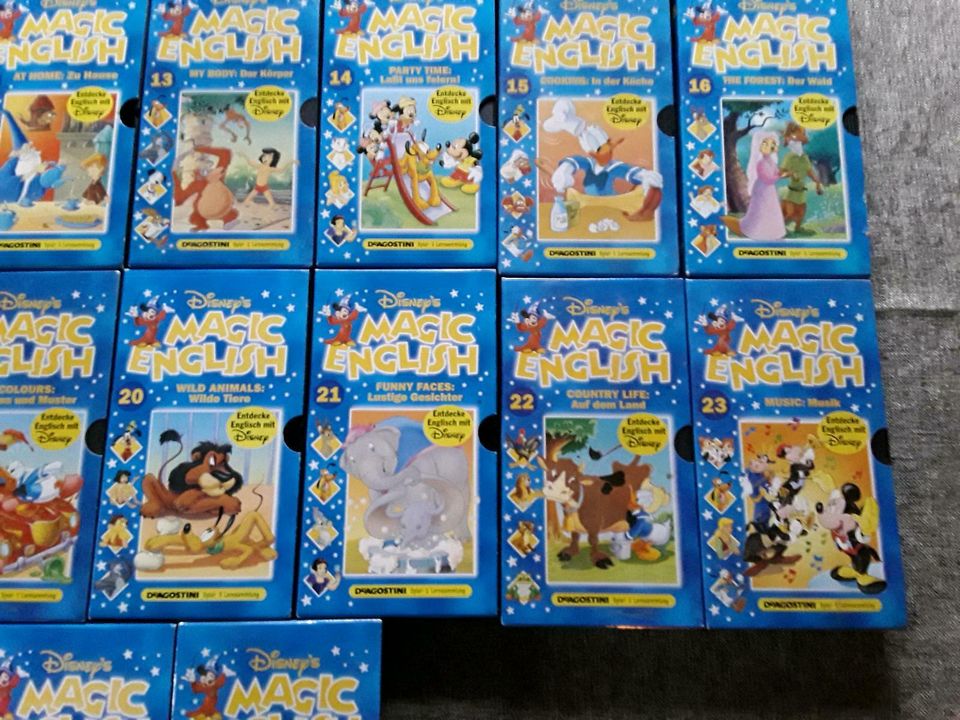 24 VHS Disney'sMagic Englisch Lehrspass.... in Teublitz