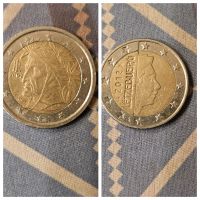 2 Euro Münze Italien 2002 und Luxemburg 2012 Nordrhein-Westfalen - Hennef (Sieg) Vorschau