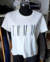 Tommy Jeans T-Shirt kastig geschnitten weiß S Niedersachsen - Rastdorf Vorschau