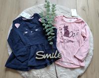 Langarmshirt Sweatshirt warm pink blau Katze Gr. 122 Topolino NEU Niedersachsen - Rühen Vorschau
