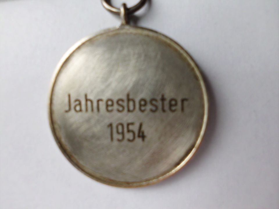 Schießsport Medaille - 1954 Jahresbester in Meine