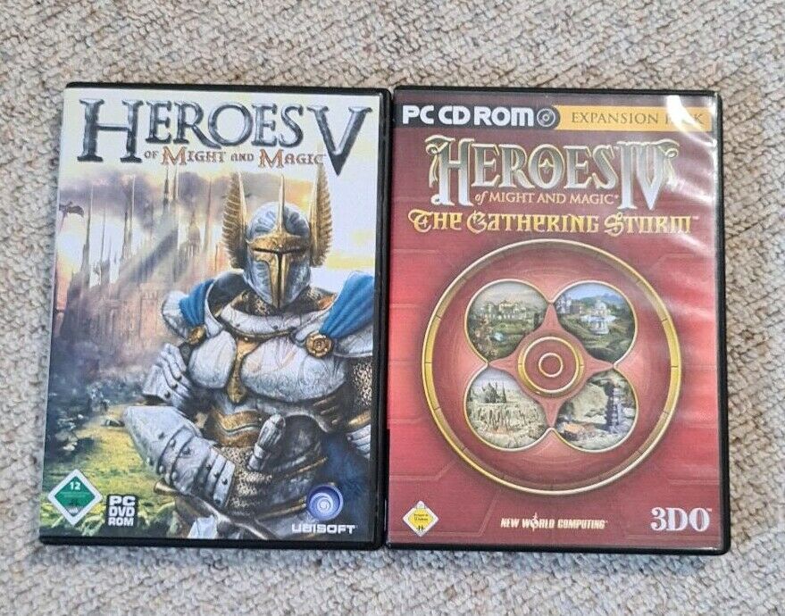 2 Spiele PC CD Rom, Heroes of Might a. Magic in Gülzow
