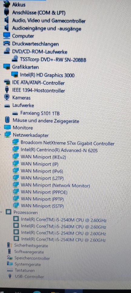 Laptop von Dell "Latitude E5520" 15 Zoll, Intel i5, DVD Brenner in Rostock