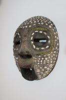 Große Schild Maske Volkstamm Mfantsefo Ghana Afrika Antik Lübeck - St. Gertrud Vorschau