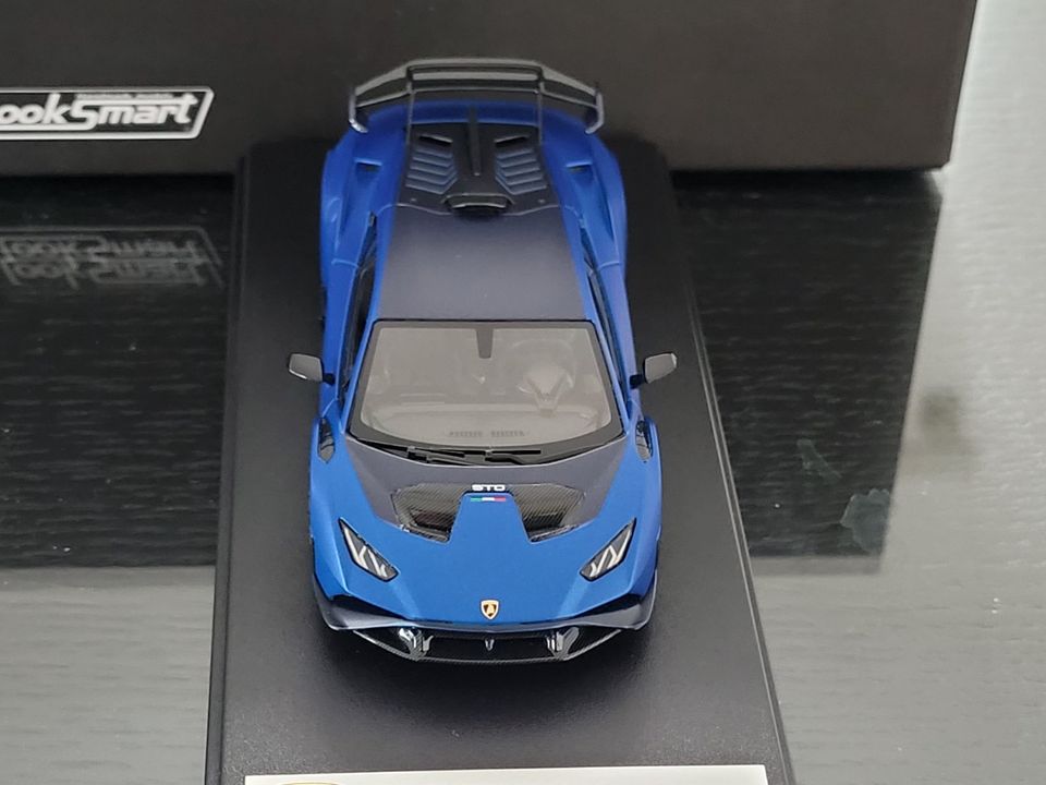 1:43 Lamborghini Huracan STO blu aegeus blau LS523SA Looksmart in Katzenelnbogen