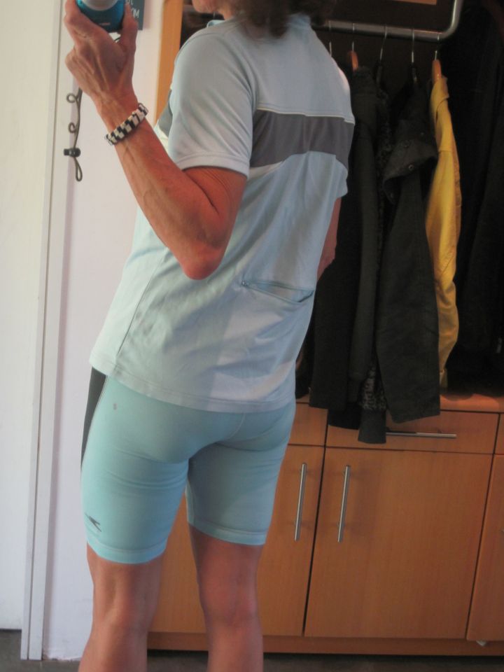 Laufshirt  Short Kombi blau Crane  36/38 Jogging in Pforzheim