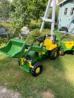 RollyToys Rolly junior John Deere Traktor, Bagger und Anhänger Berlin - Lichtenberg Vorschau