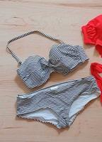 Bikini Set 75 C 38 H&M Streifen Blau Weiß Brandenburg - Schildow Vorschau