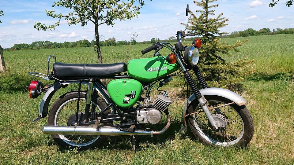 Simson s51 mit KBA Papieren, Baujahr 1982 in Großdubrau