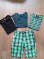 T-Shirt Polo Shorts grün braun  Sommer H & M 98 / 104 Schleswig-Holstein - Trappenkamp Vorschau