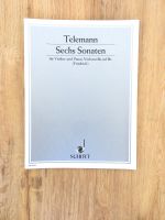 Telemann, sechs Sonaten für Violine und Piano, Violoncello Frankfurt am Main - Heddernheim Vorschau