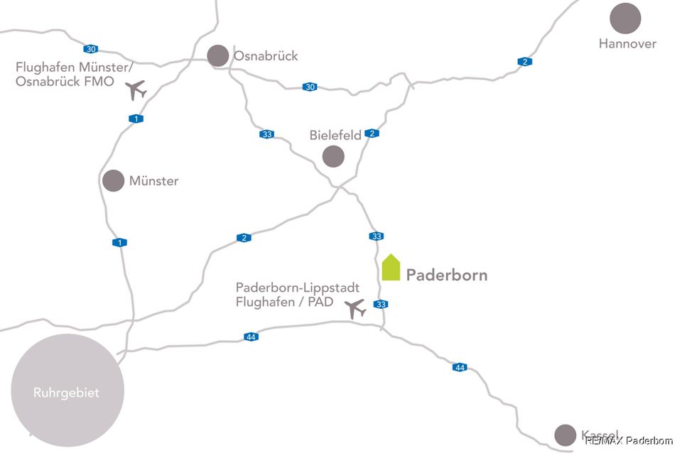 So wohnt Paderborn in Paderborn