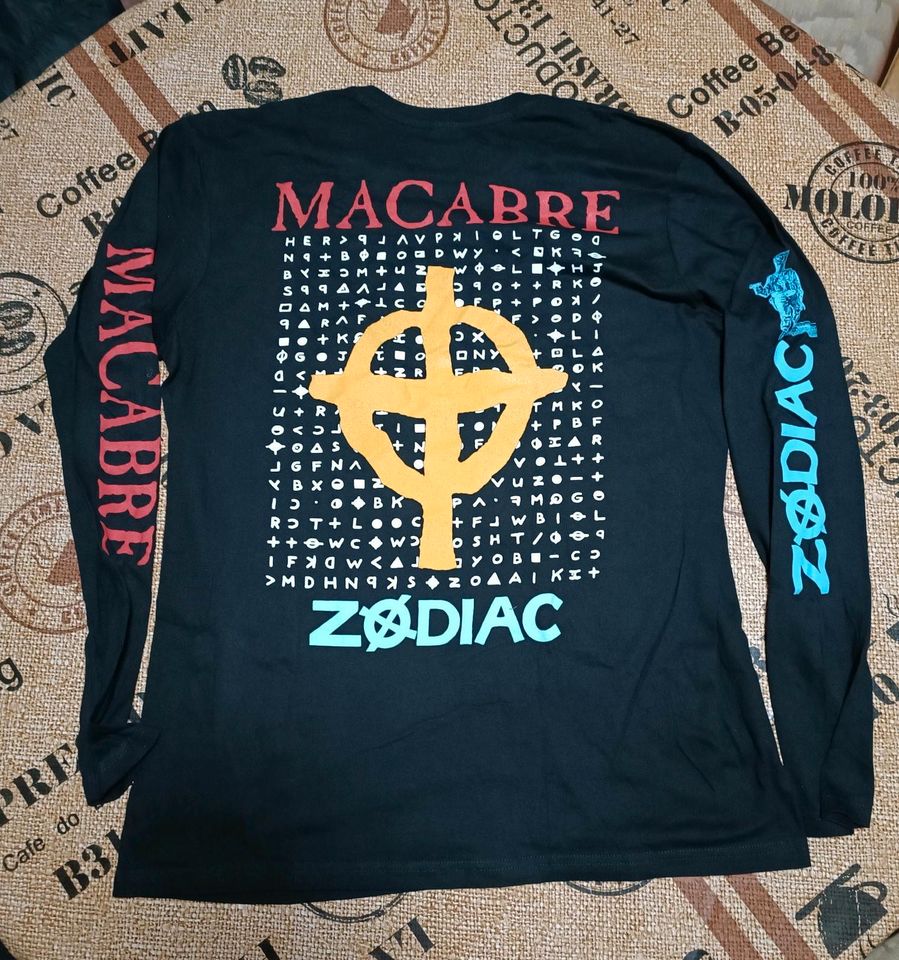 Longsleeve-Shirt von der Band "MACABRE" Zodiac Gr. L in Nesselwang