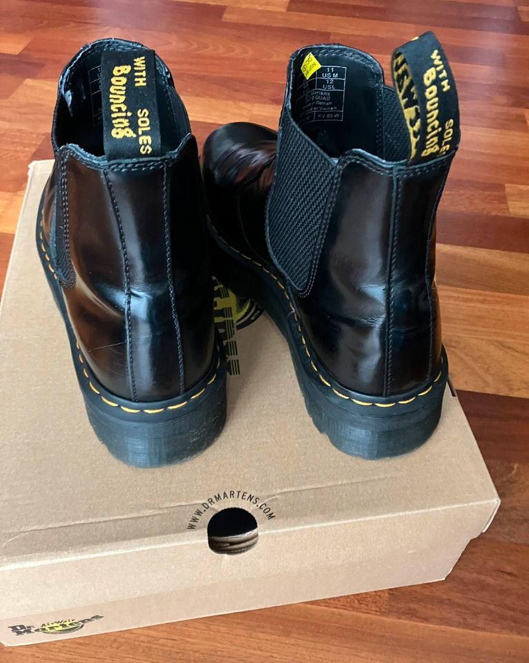 Dr. Martens 2976 QUAD GLATTLEDER PLATEAU CHELSEA BOOTS 45 in Bremen