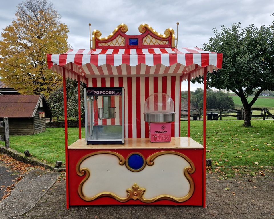 NOSTALGIE POPCORN & ZUCKERWATTEN STAND MIETEN ! FÜR IHRE FIRMENFEIER, FIRMEN EVENT, KINDERGARTENFEST, SCHULFEST, STADTFEST, STRASSENFEST, SOMMERFEST UND VEREINSFESTE ( Alternative zur Hüpfburg ) in Radevormwald