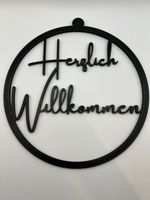 Türschild Deko Schild Türkranz Loop Herzlich Willkommen/ 14,00€* Bayern - Monheim Vorschau