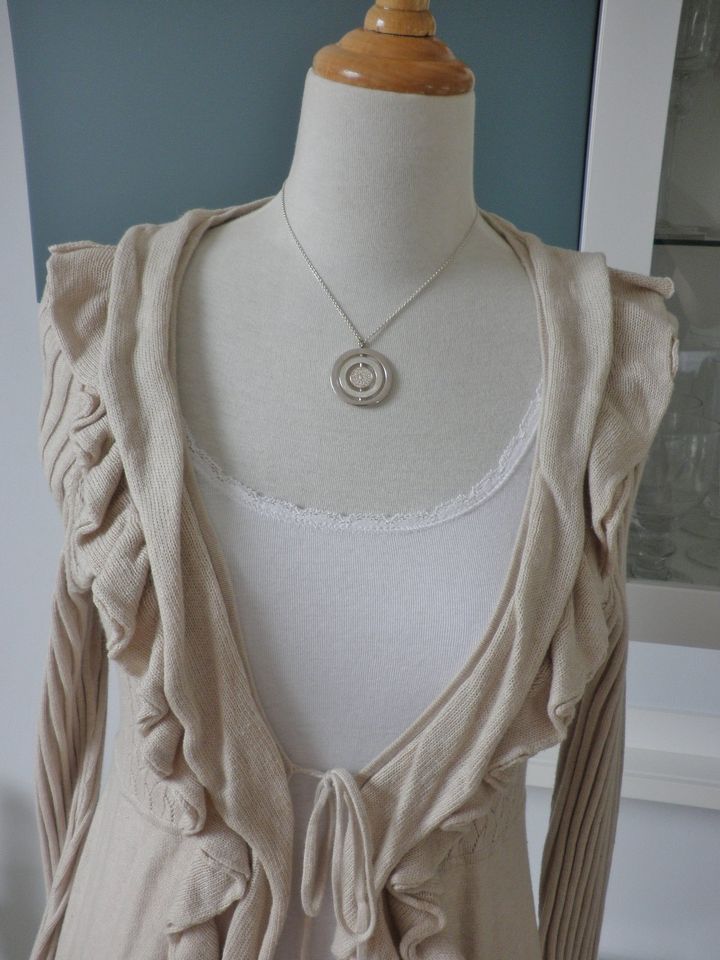 Cream Strickmantel Cardigan Strickjacke beige 38 M NEU NP110€ in Üxheim