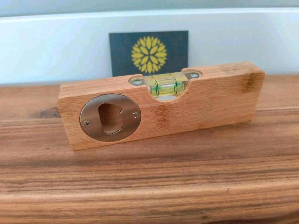 Wasserwaage, Flaschenöffner, Geschenk,personalisiert, Hochzeit in Papenburg