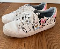 Bershka Damen Sneaker Schuhe weiß Gr. 40 Mickey Maus Disney Sachsen - Pegau Vorschau